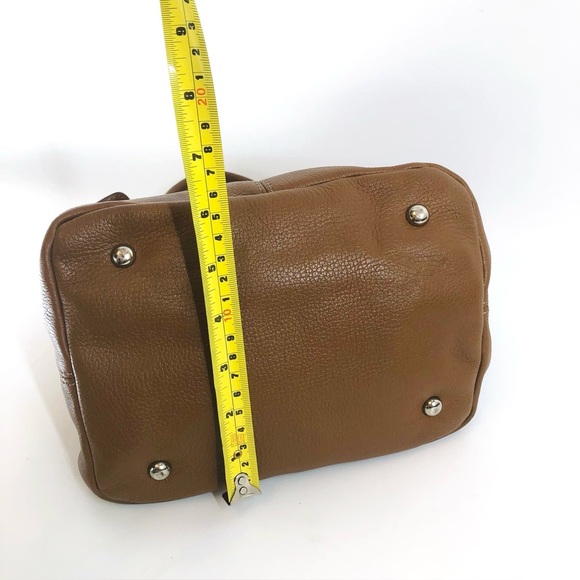 Tignanello Brown Leather Perfect 10 French Tote - Picture 12 of 13